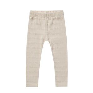Rylee + Cru cinched ribbed legging || natural SZ 18-24m